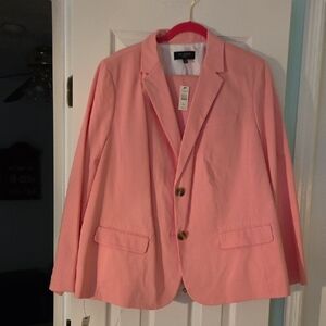 Talbots Women's Blazer in Soft Pink